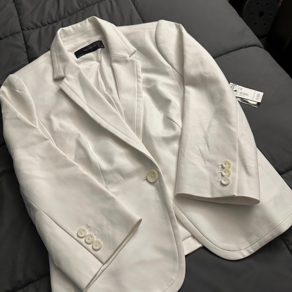 Limited Women White Blazer - New